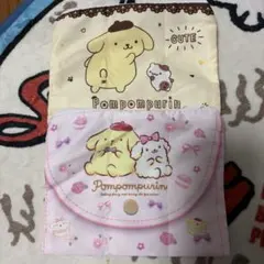 ポムポムプリン ポーチ ガチャガチャ2点セット
