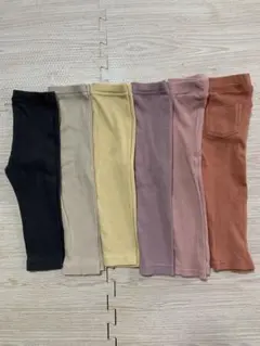 ときさま　futafuta 西松屋 ♡ リブレギンス 80 6点セット