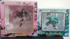 竈門禰豆子/竈門炭治郎 一番くじフィギュア 鬼滅の刃