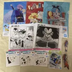 ドラゴンボール　一番くじ　クリアファイル　ステッカー　アクスタ　ラバー