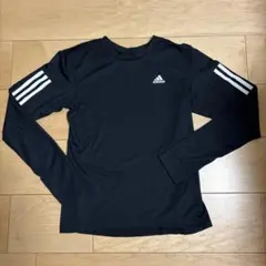adidas 長袖 ランニングブラック トップス　レディースS