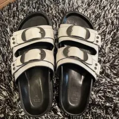 ZARA ダブルバックル サンダル ホワイト 36のサムネイル