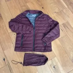 MICHAEL KORS バーガンディ ダウンジャケット S 収納袋付き