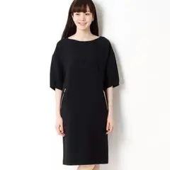 セブンアイディコンセプト 7-IDconcept ワンピース 36 ネイビー 紺