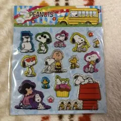 キラキラぷっくりシール スヌーピー