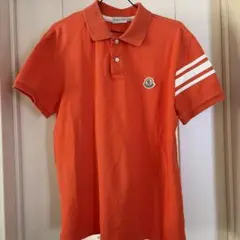 MONCLER モンクレール　オレンジ ポロシャツ　XL オレンジ Tシャツ : Tシャツ＆ポロシャツ 向けの メンズ | モンクレール
