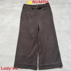 NÜMPH ブラウン ワイドパンツ L