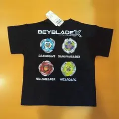 BEYBLADE X Tシャツ ブラック 100cm