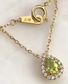 ジュエリーツツミ K10 ウミガメ ペリドットネックレス - メルカリ