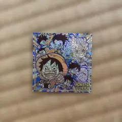 ONE PIECE モンキー・D・ルフィ ホログラムステッカー - メルカリ