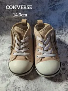 ジッパー付きのコンバース ベビー オールスター 14.0cm ハイカット