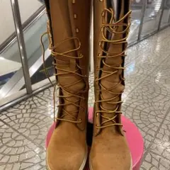 ティンバーランド イエローロングブーツ 23345 22.5センチ