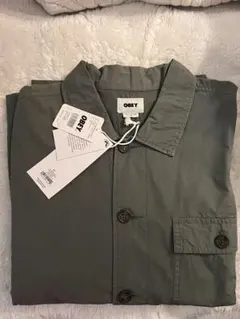 OBEY オリーブグリーン 長袖シャツ新品タグ付き