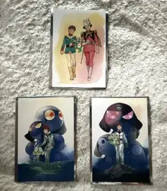 映画 ケロロ軍曹 入場者特典 第2弾 ガンダム コラボ ポストカード 3枚