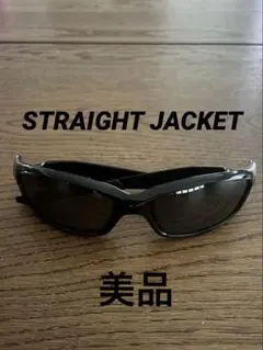 oakley straight jacket 黒　美品