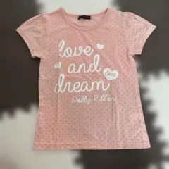 Dolly Ribbon Tシャツ 150サイズ ピンク ドーリーリボン