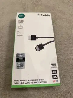 belkin 2m HDMIケーブル 4K 8K対応