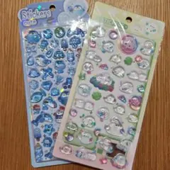 キャラクター立体シール ぷくぷく ぷっくり ジュエル ジェル シール おまけ付き