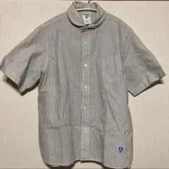 ORCIVAL オーシバル オーチバル／ストライプシャツ／半袖 丸襟 夏服