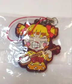 鬼滅の刃 遊郭編 ラバーストラップ キーホルダー 我妻善逸 善子