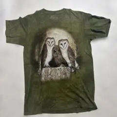 THE MOUNTAIN フクロウ Tシャツ Sサイズ