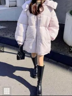 【新品】 GRL グレイル フード2Wayミドル丈ダウンコート kd66