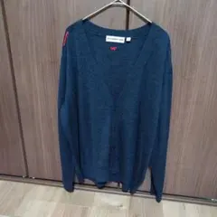 ユニクロ【アニヤハインドマーチ】カーディガン　Lサイズ　チャコールグレー