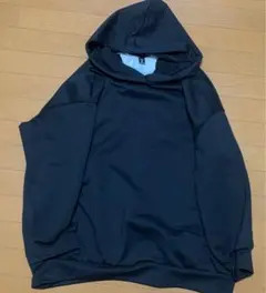 【SHEIN】バックプリント パーカー ブラック