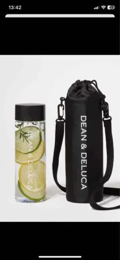 GLOW DEAN&DELUCA クリアボトル&保冷ボトルホルダー　新品未使用