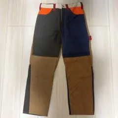 90s パッチワークパンツ フレア 2タック ヒッピー W30 L30 - メルカリ