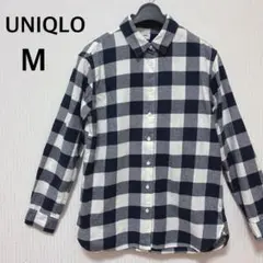 UNIQLO ユニクロ　レディース　フランネルシャツ長袖　Mサイズ　チェック