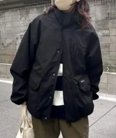 グログランインナー脱着スタンドブルゾン　CPCM