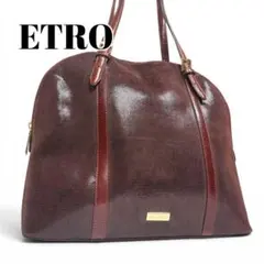 ETRO エトロ ペイズリー ハンドバッグ トートバッグ PVC レザーのサムネイル