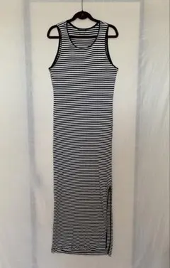 massiimo dutti ストライプ ロングニットワンピース(値下げ)