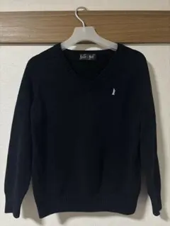 EAST BOY ネイビー Vネックセーター