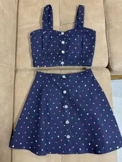 ナイスクラップ ビスチェ スカート セットアップ