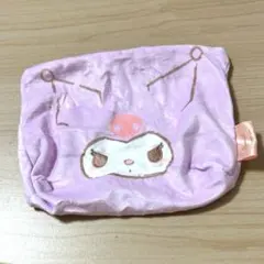 サンリオ　ふわふわFACE台形ポーチ　クロミ　新品未使用