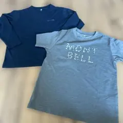 mont-bell Tシャツ 2枚セット ネイビー グレー