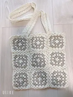 かぎ針編み トートバッグ モチーフ編み編み物
