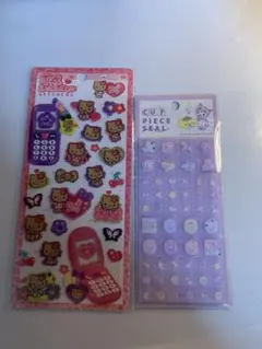 【正規品】サンリオ　ハローキティ　平成はっぴーフォン　タイルシール　2枚セット♡