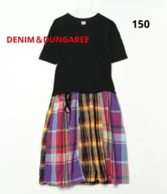 《DENIM＆DUNGAREE》チェック ワンピース