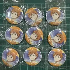 ハイキュー 日向翔陽 メモリアル缶バッジ 9点