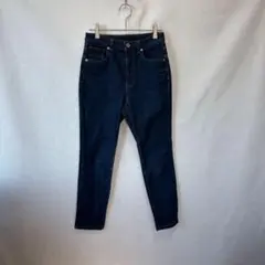 GU ハイウエスト スキニー デニムパンツ 67 インディゴ