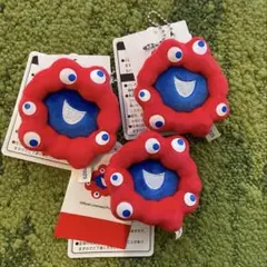 【3個セット】万博　ミャクミャク　ぷちマスコットキーチェーン　フェイス