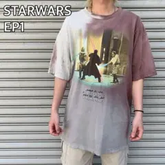 90s スターウォーズ アナキン 映画 ブート タイダイ アート フェード 