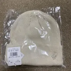 grove ニット帽 パール付 生成り色 ベージュ 未使用