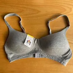 【匿名配送】ブラジャー　グレー　Lサイズ　綿
