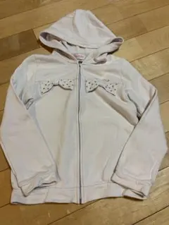 mezzo pianoメゾピアノ　ジップパーカー　140cm(140-81)