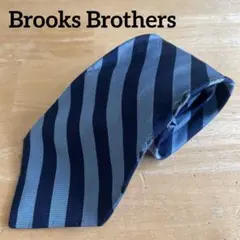 Brooks Brothers ネクタイ　ブルー　ストライプ　シルク100%