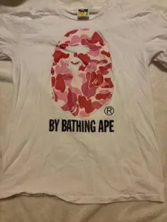 APE ピンクtシャツ M